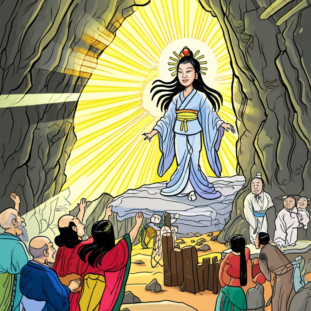 Echoes in the Sacred Grove: Amaterasu’s Cave and the Whispers of the Past