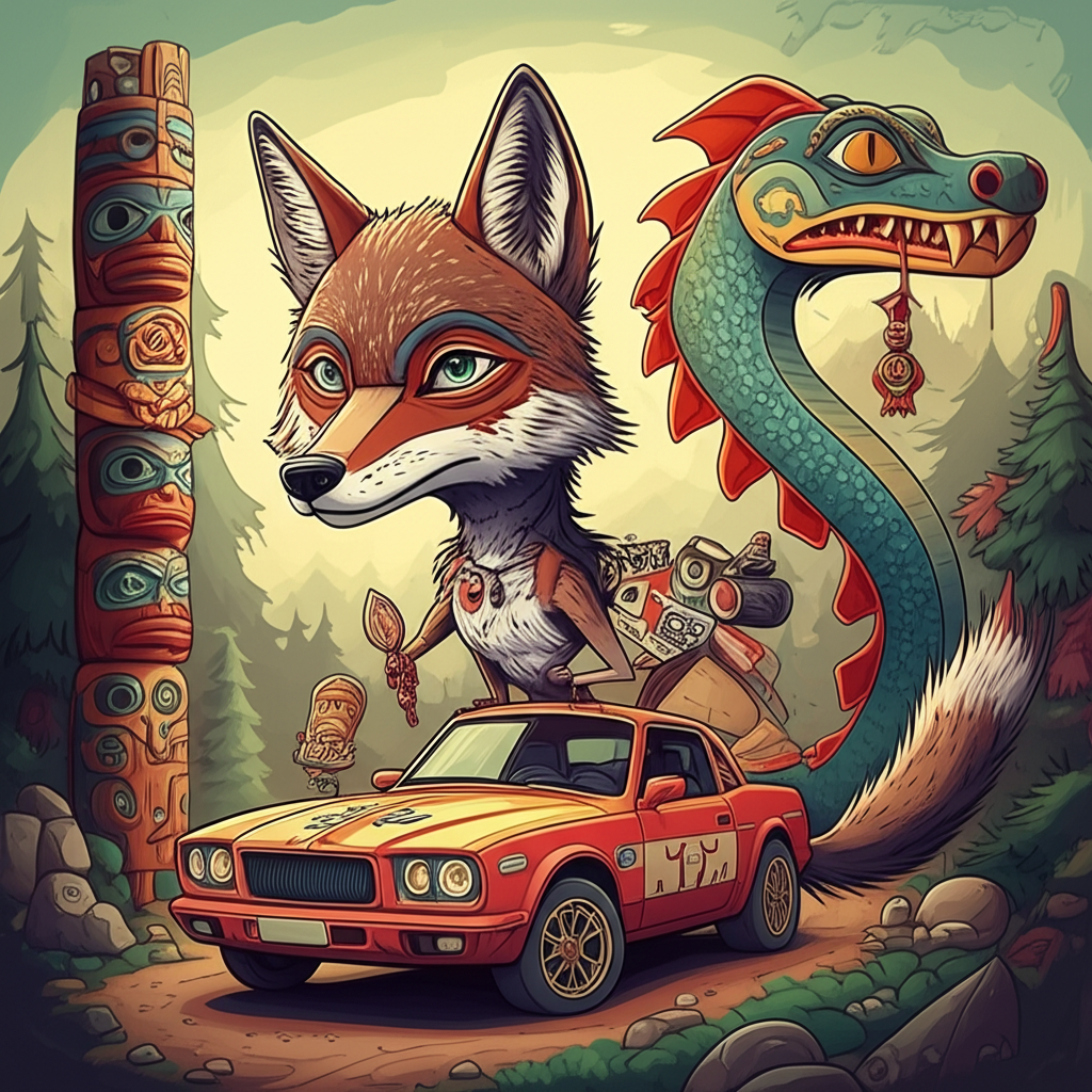 Echoes of Coyote (Trickster) – Uktena – Pacific Northwest