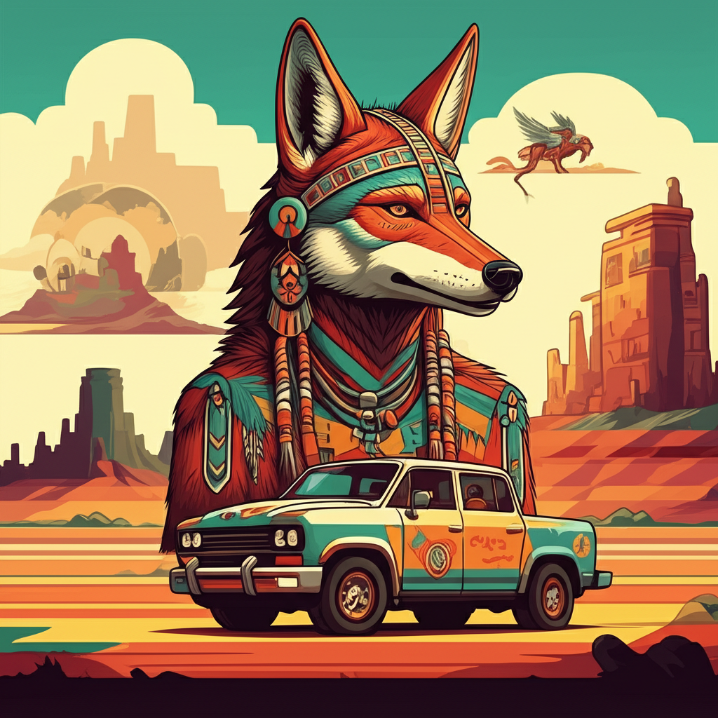 Echoes of Coyote (Trickster) – Uktena – Pueblo Mesa