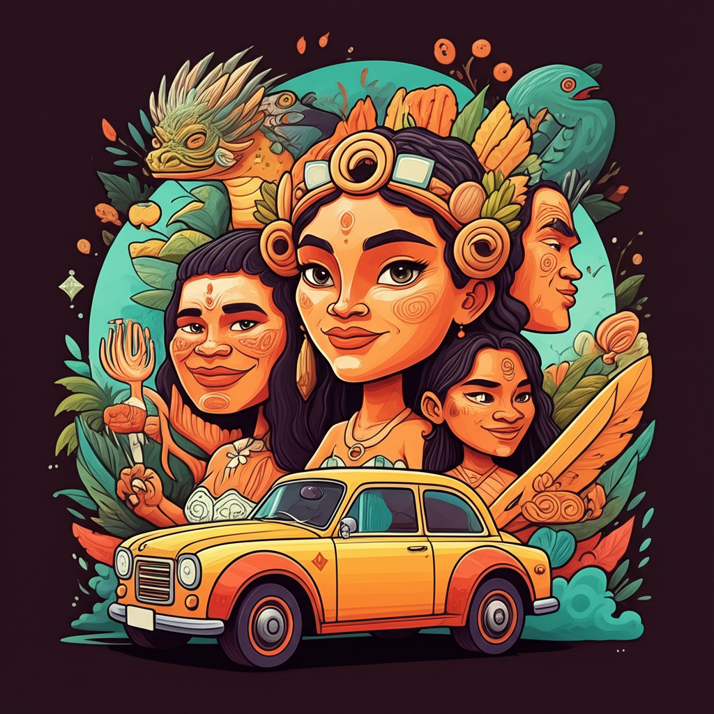 Echoes of Hina, Mo’o, and Hawaiki: A Tapestry of Polynesian Mythology