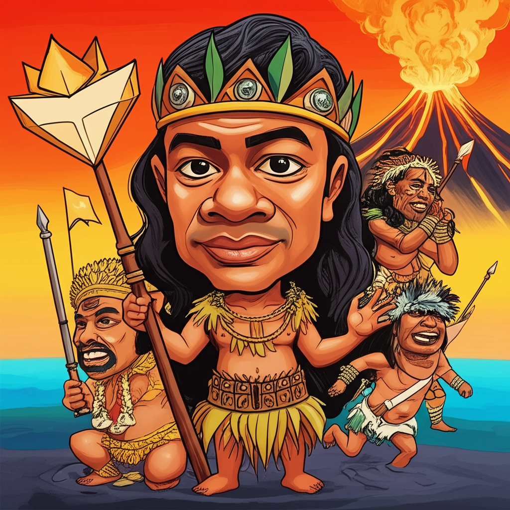 Echoes of Hina: The Silent March of the Nightmarchers Across Hawaiian Volcanoes