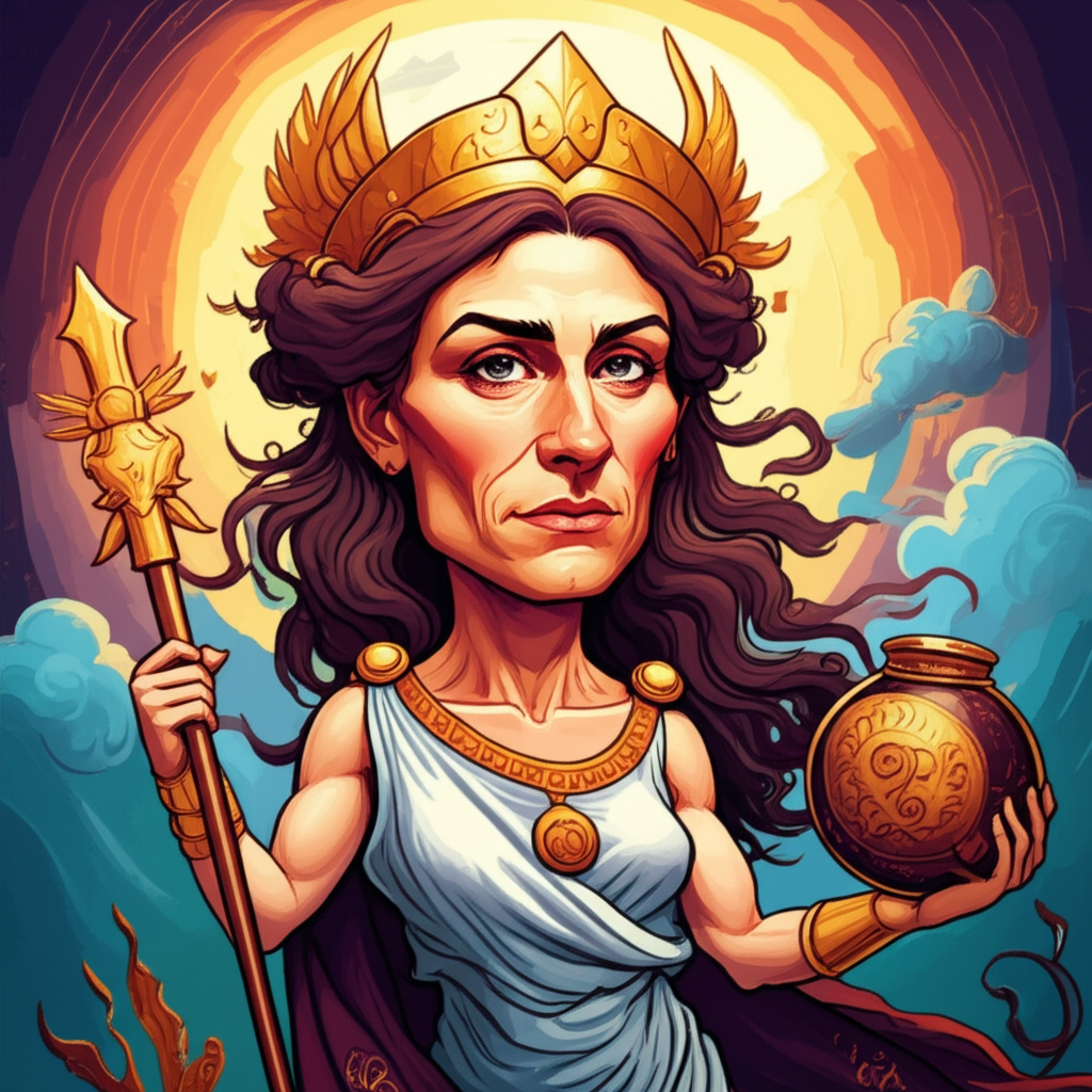 Hera and the Trial of Gigantomachy: A Tapestry of Ancient Imagination