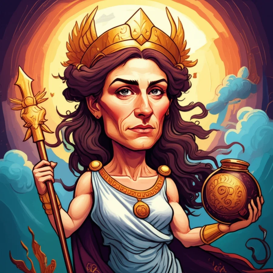 Hera and the Trial of Gigantomachy: A Tapestry of Ancient Imagination