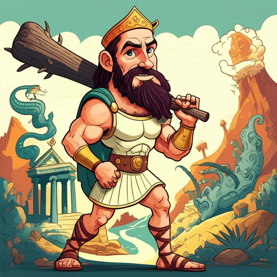 Heracles and the Whispers of Delphi: A Myth of Trials and Divine Enigmas