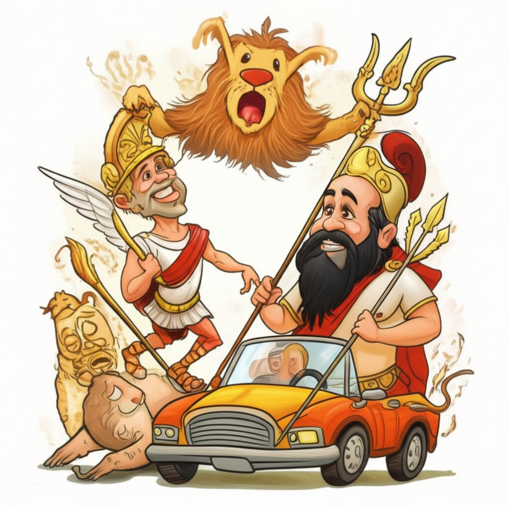 Hermes, the Messenger, and the Labors of Heracles: A Journey Through Ancient Greek Storytelling