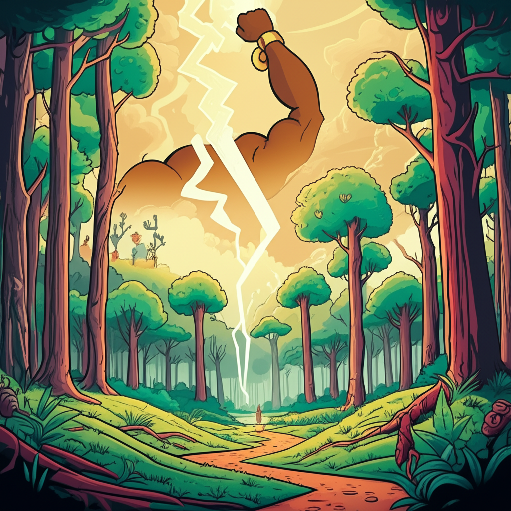 Shango’s Thunder Tales: Echoes from the Ashanti Forests