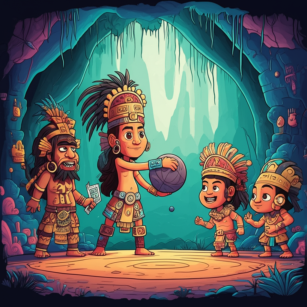 The Ballgame of Xibalba: Whispers from the Sunken Earth