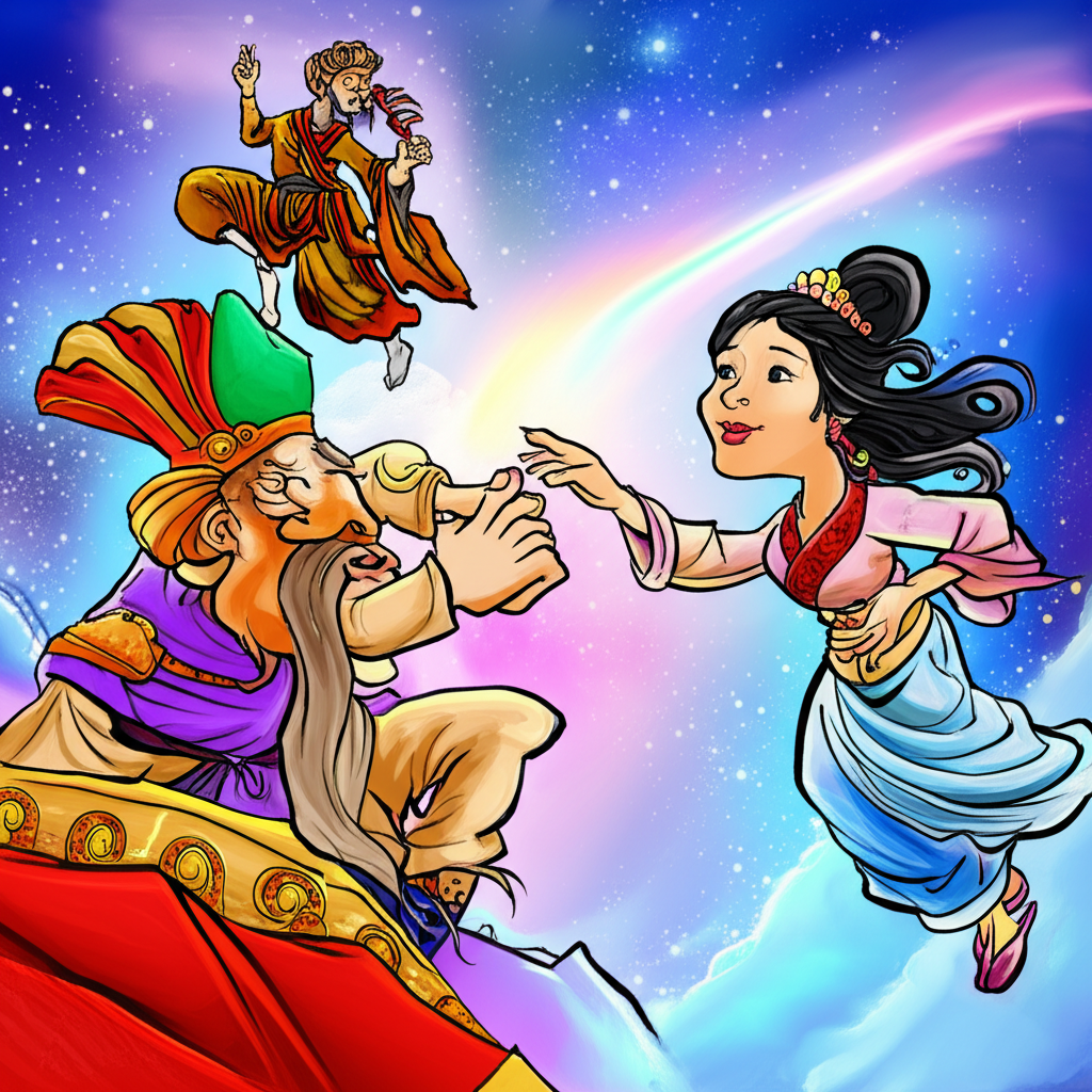 The Celestial Threads of Fate: Fuxi and the Enduring Tale of Weaver Girl and Cowherd