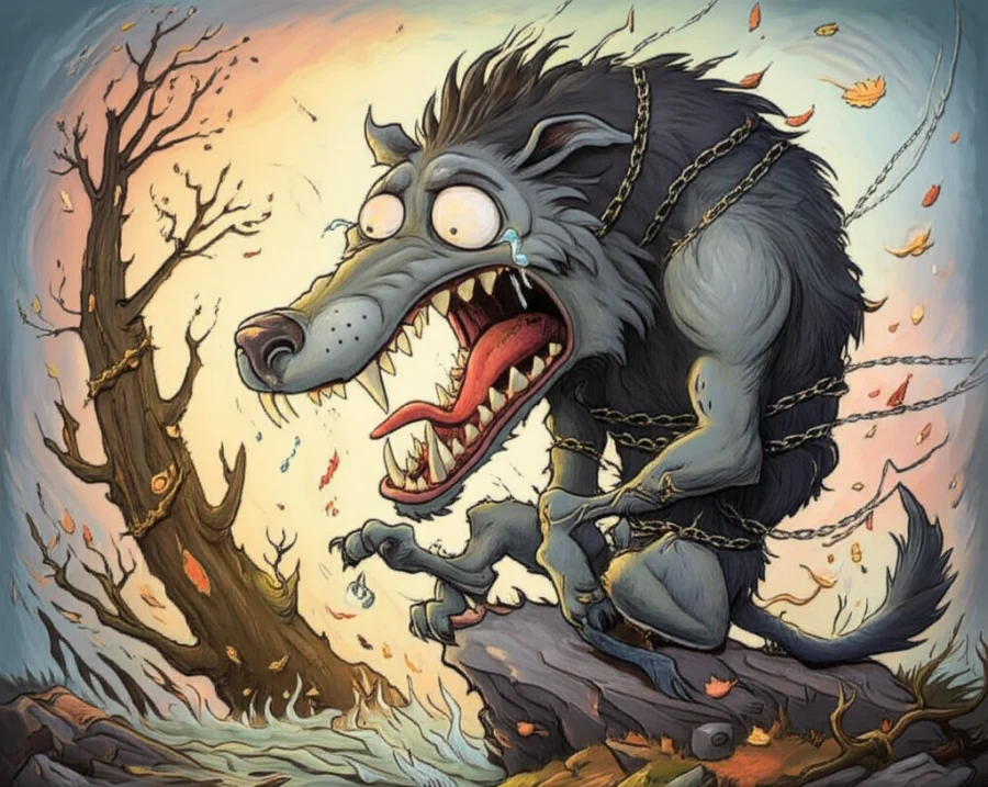 The Chained Beast and the Cosmic Tree: An Aftermath of Yggdrasil