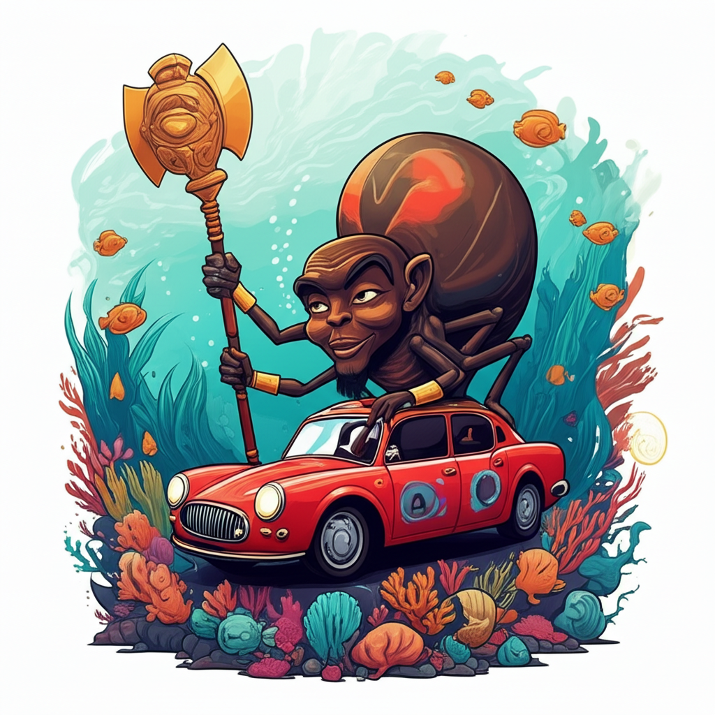 The Chronicle of Anansi and the Sacred Sea: A Tale of Wit and Water