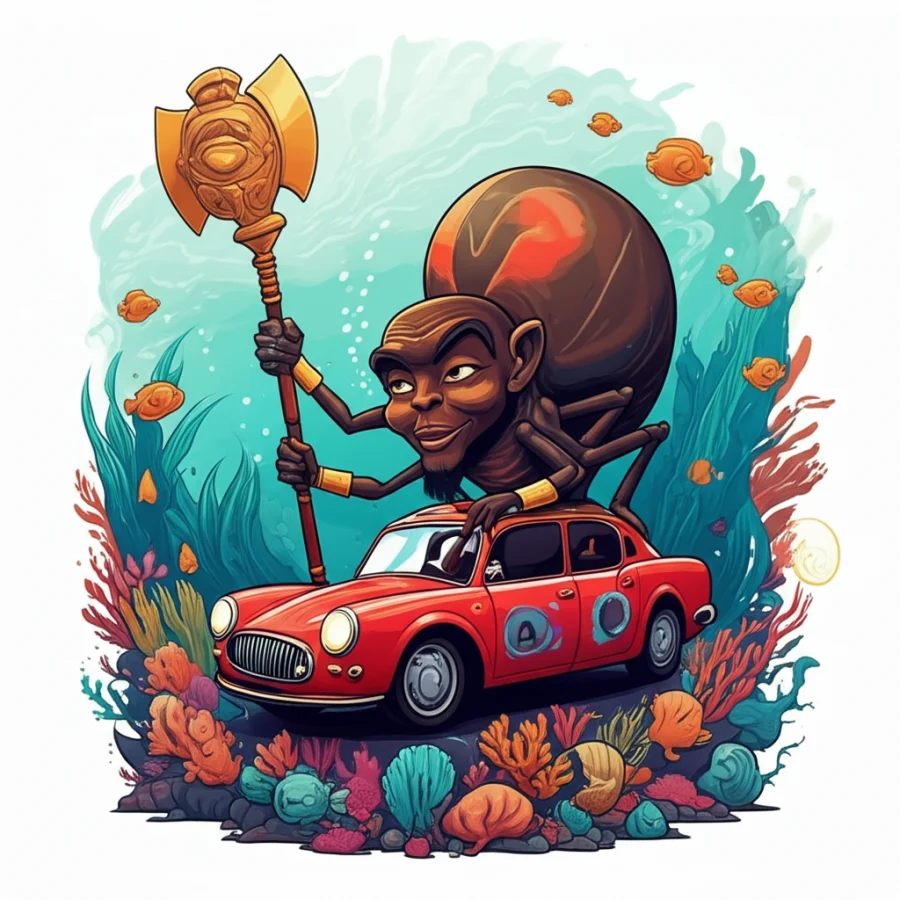 The Chronicle of Anansi and the Sacred Sea: A Tale of Wit and Water