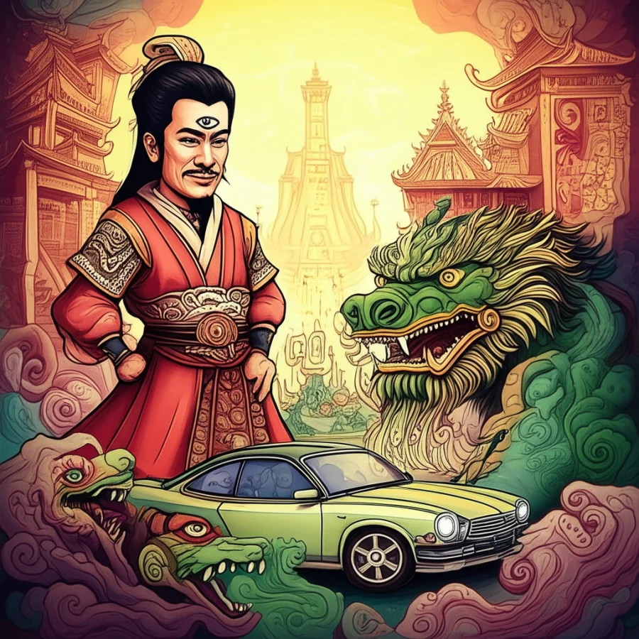 The Chronicle of Erlang Shen and the Hidden City: Echoes of Ancient Imagination
