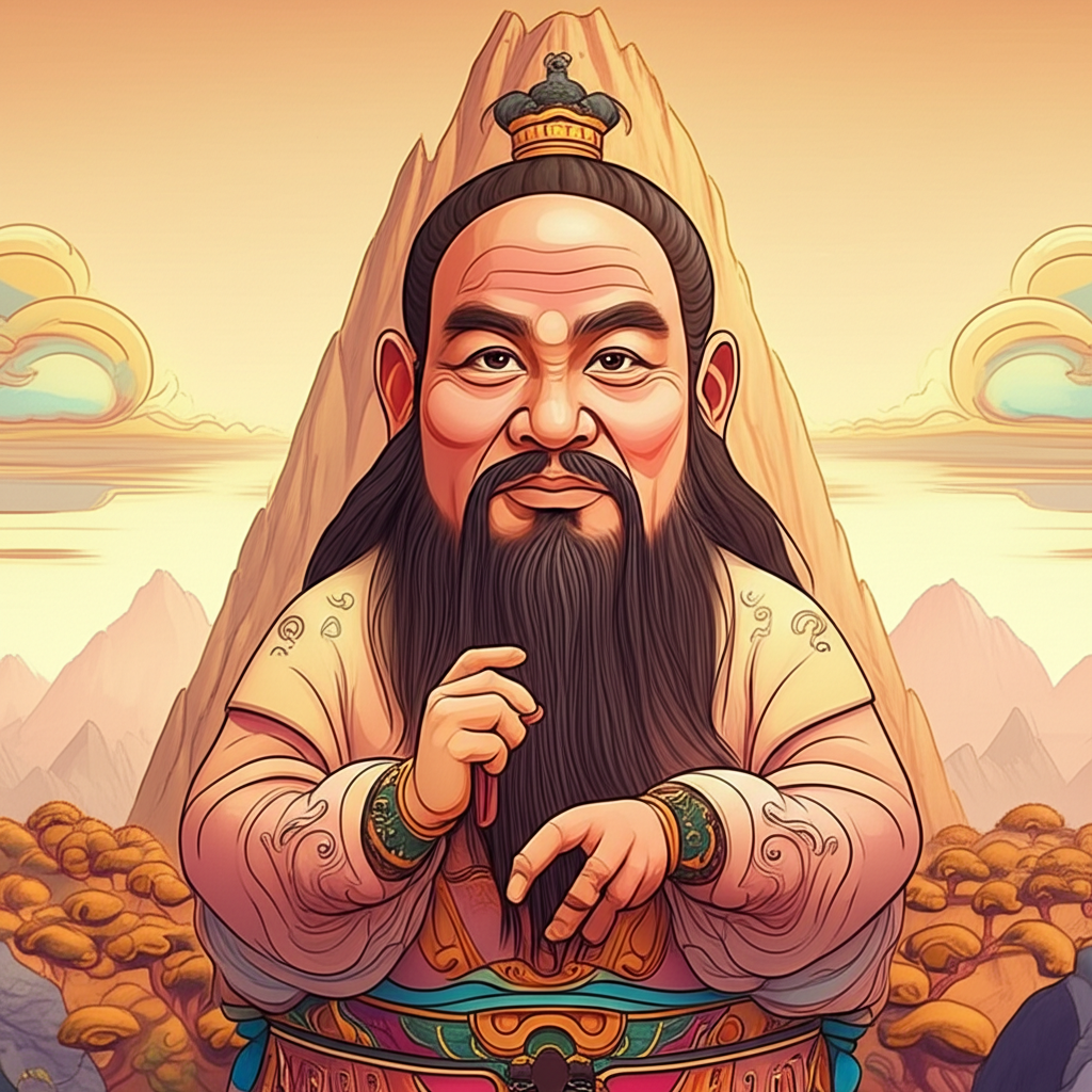 The Chronicle of Fuxi and the Sacred Mountain: A Tale from Ancient China