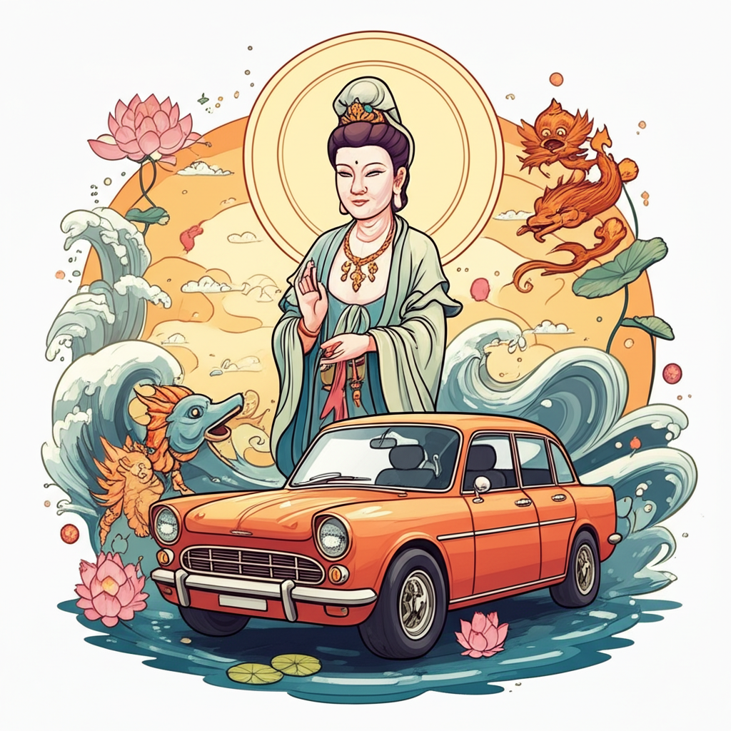The Chronicle of Guanyin and the Eternal Sea: A Tapestry of Ancient Imagination