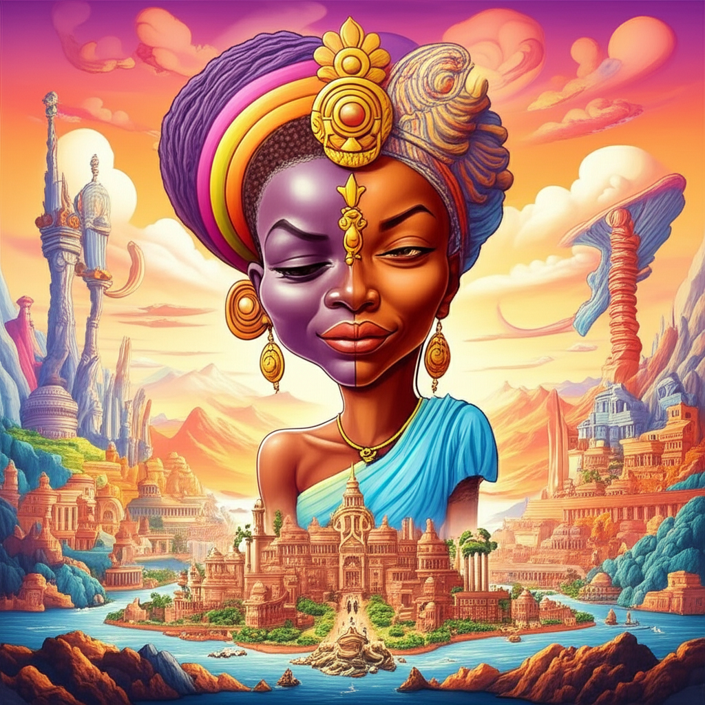 The Chronicle of Mawu-Lisa and the Eternal City: A Whispered Tale of Creation and Order