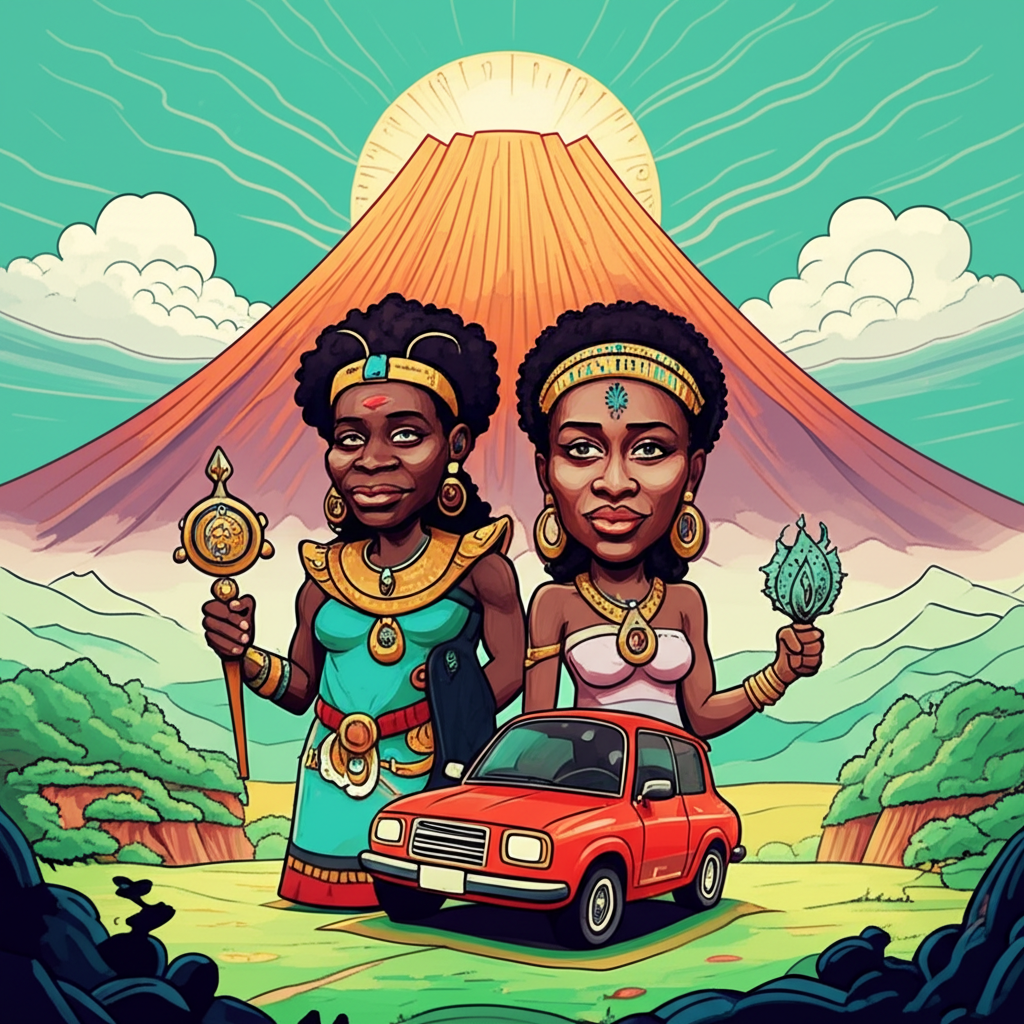 The Chronicle of Mawu-Lisa and the Eternal Mountain: Echoes of an Ancient World