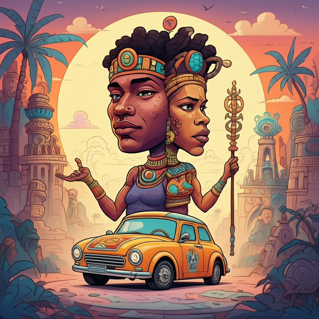 The Chronicle of Mawu-Lisa and the Whispering Sands of the Forgotten City