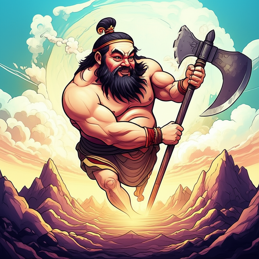 The Cosmic Egg and the Birth of Mountains: Pangu and the Genesis of Kunlun