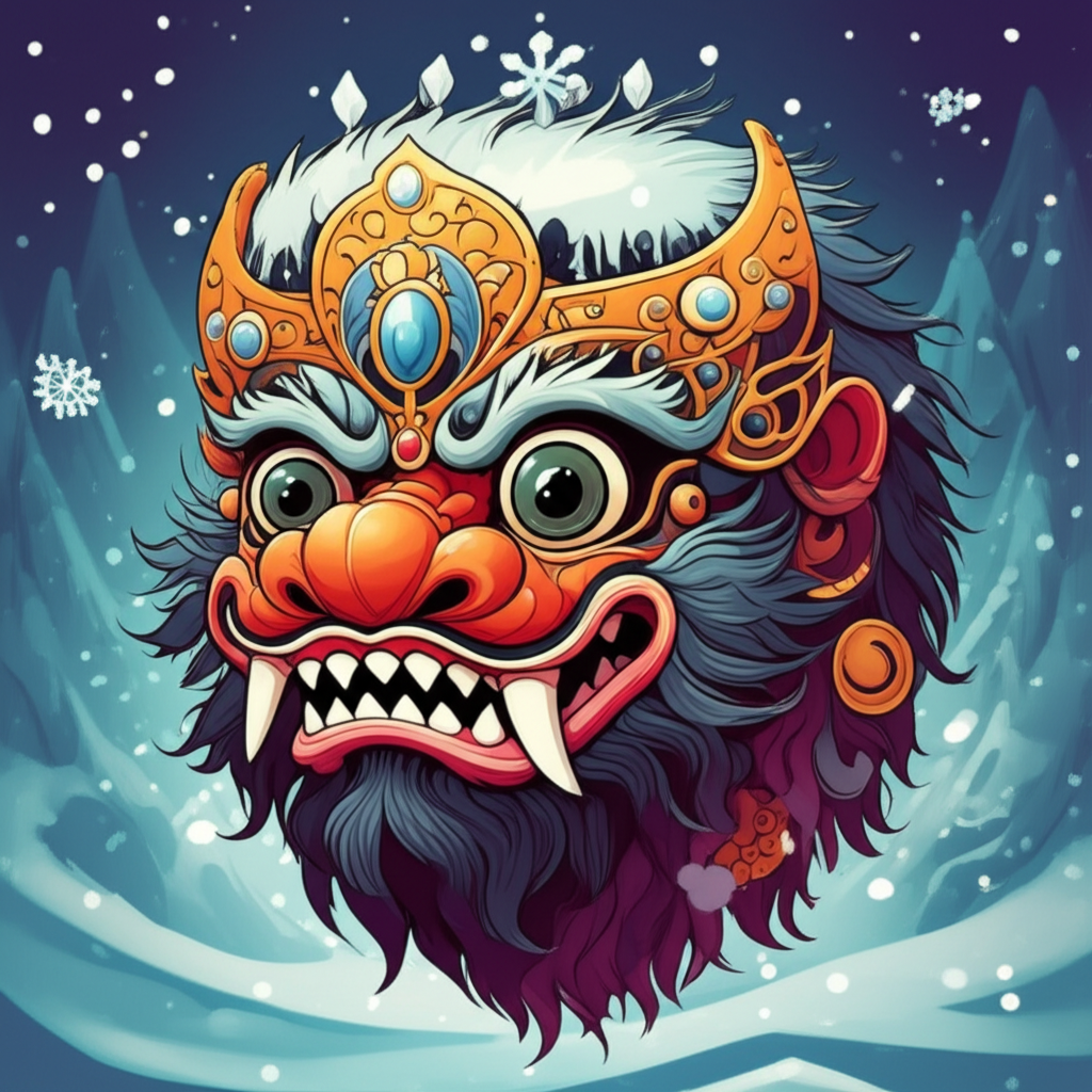 The Dance of Frost and Spirit: Barong and the Crown of Winter