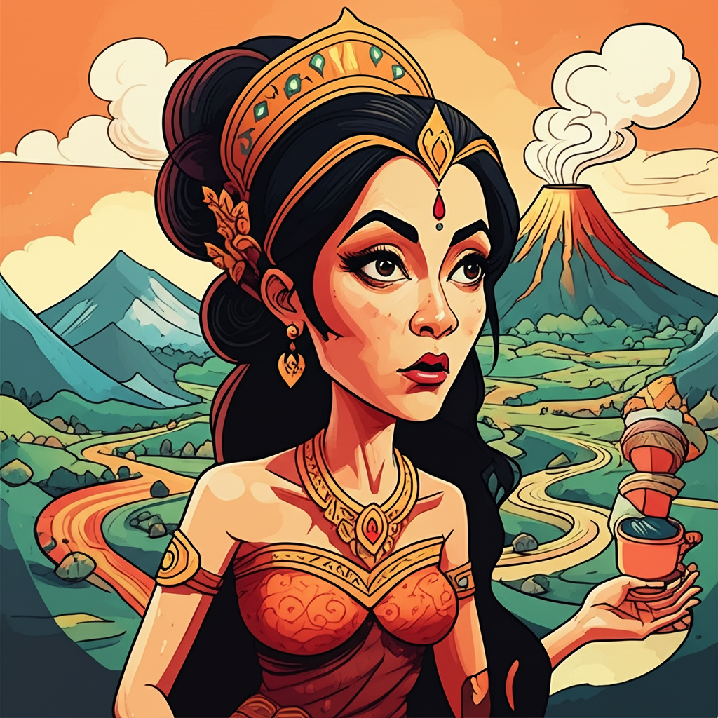 The Dance of Gunung Tangkuban Perahu: A Tale from Sunda Tanah