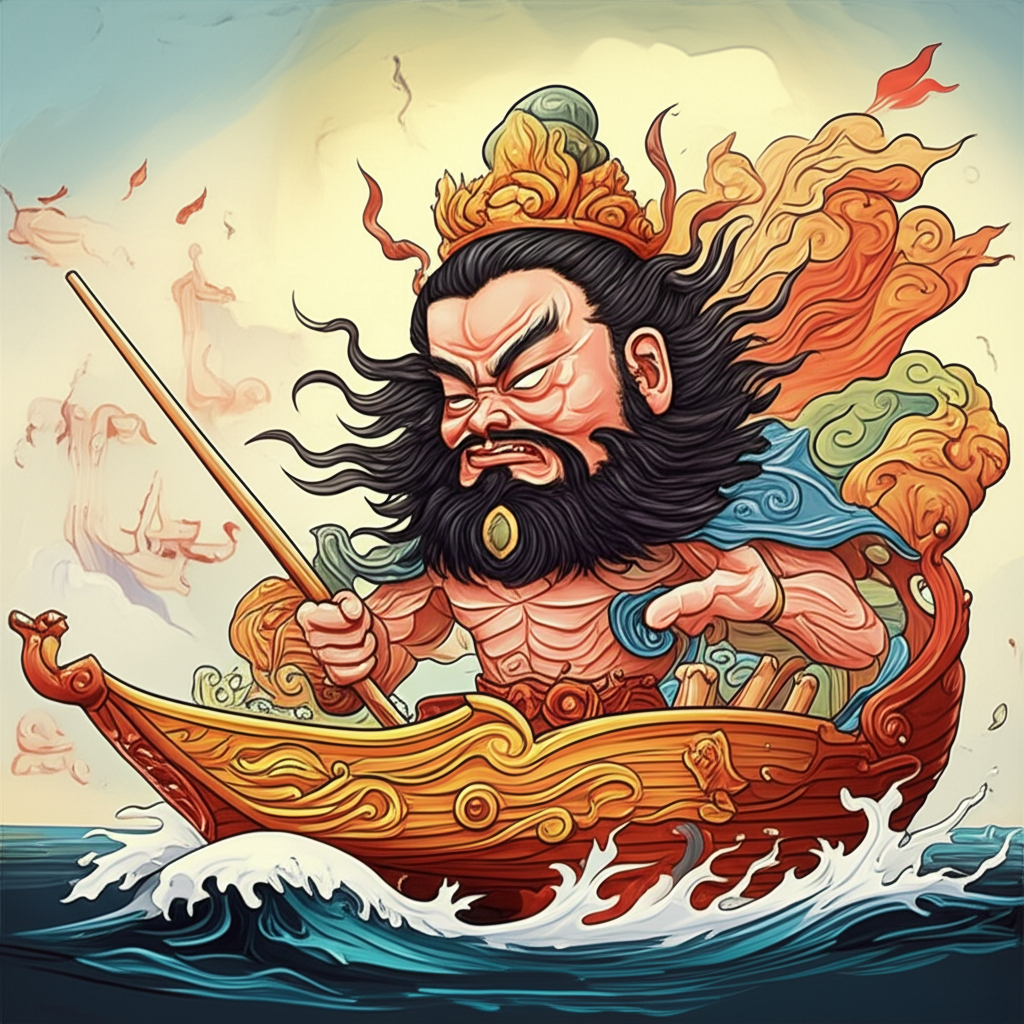 The Echoes of a Giant: Creation by Pangu and the Aftermath of Four Seas