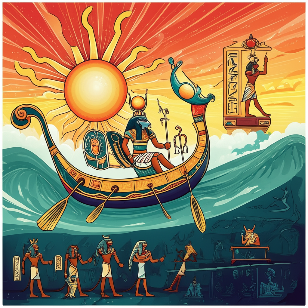 The Eternal Voyage: Ra and the Cosmic Cycle of Osiris