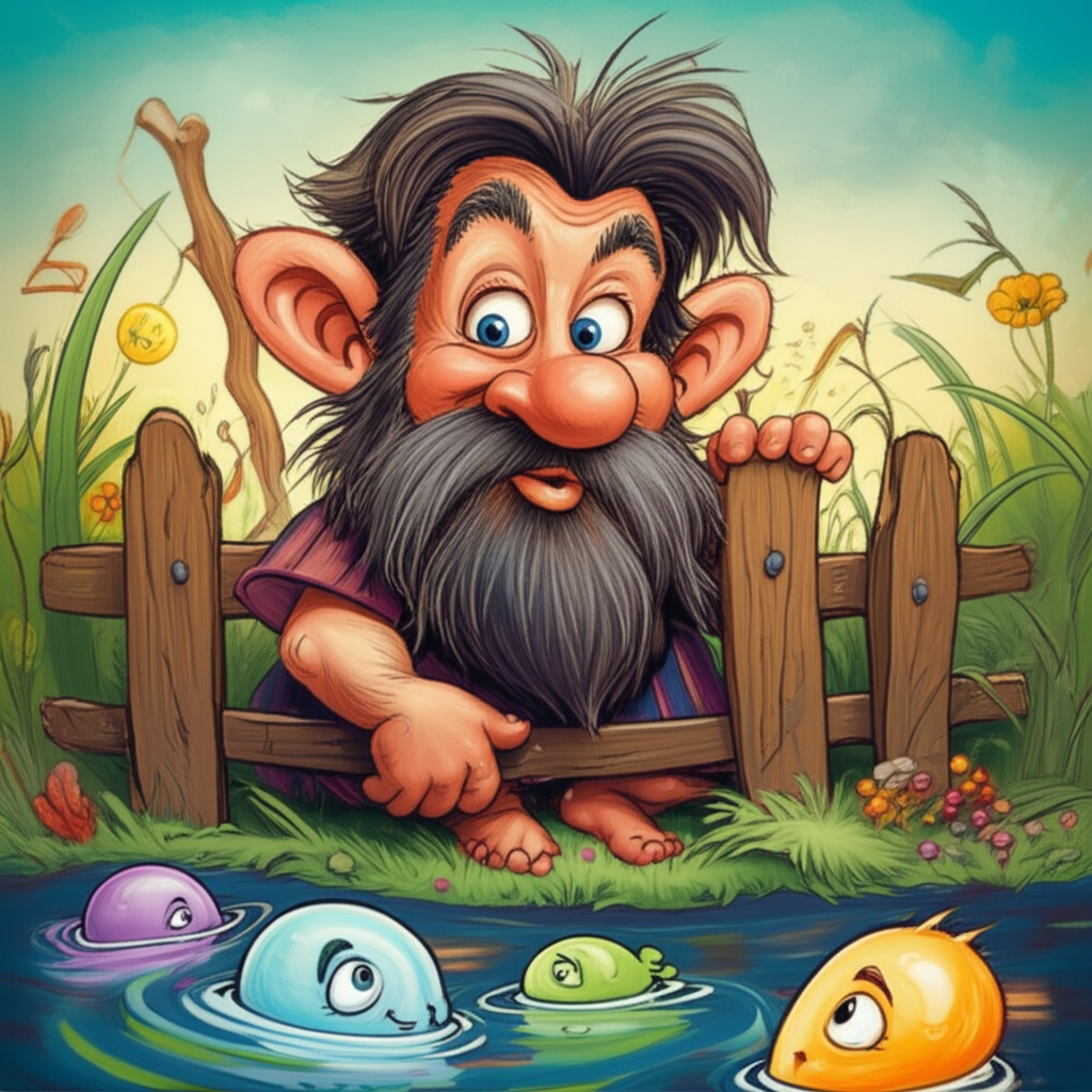 The Hearth Guardian and the Whispering Current: A Tale of Domovoi and the River of Souls