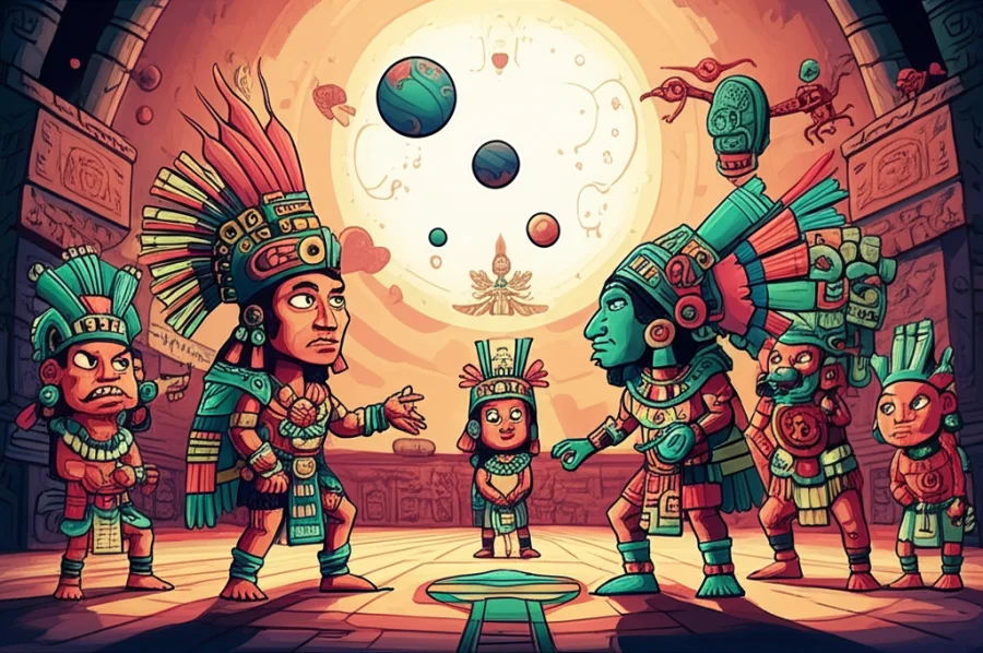 The Obsidian Ball and the Shadowed Game: A Prophecy of Tenochtitlan