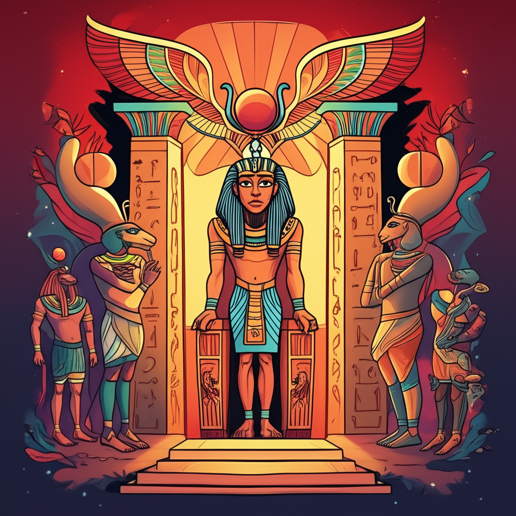 The Rise of Osiris and the Underworld Gate: A Tale from Ancient Egypt