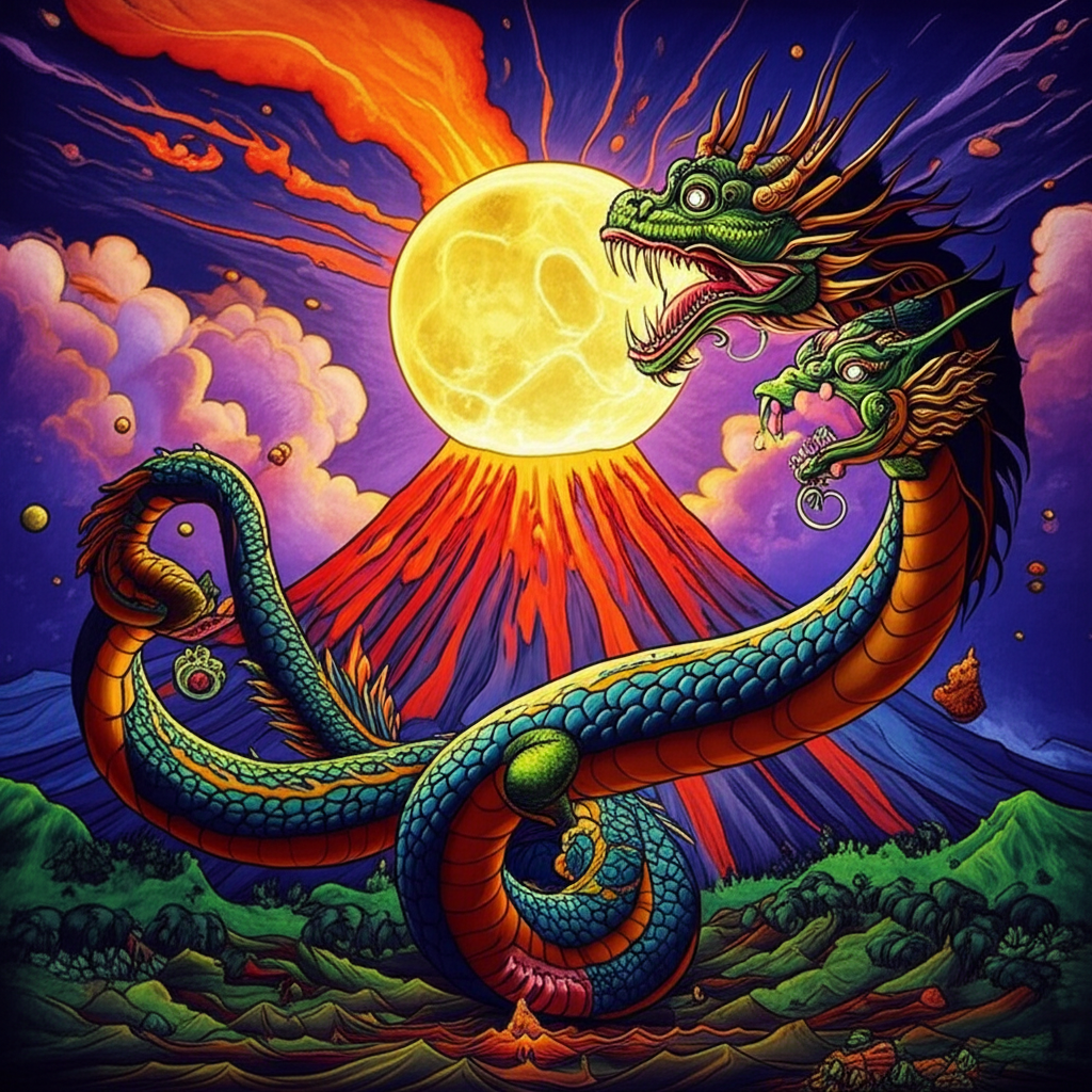 The Serpent of the Deep and the Fiery Mountain: Bakunawa and the Moon, A Prophecy of Mayon Volcano