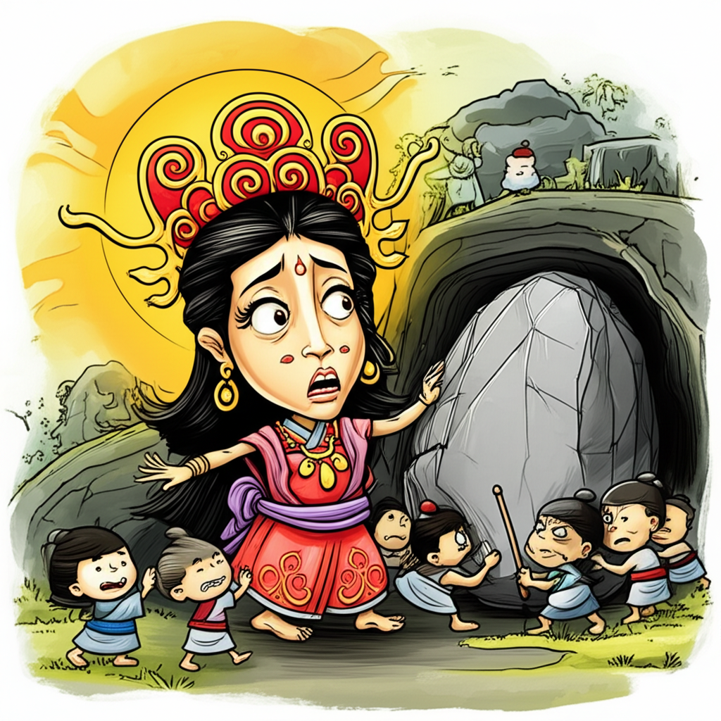 The Sun’s Retreat: Amaterasu and the War of the Celestial Cave