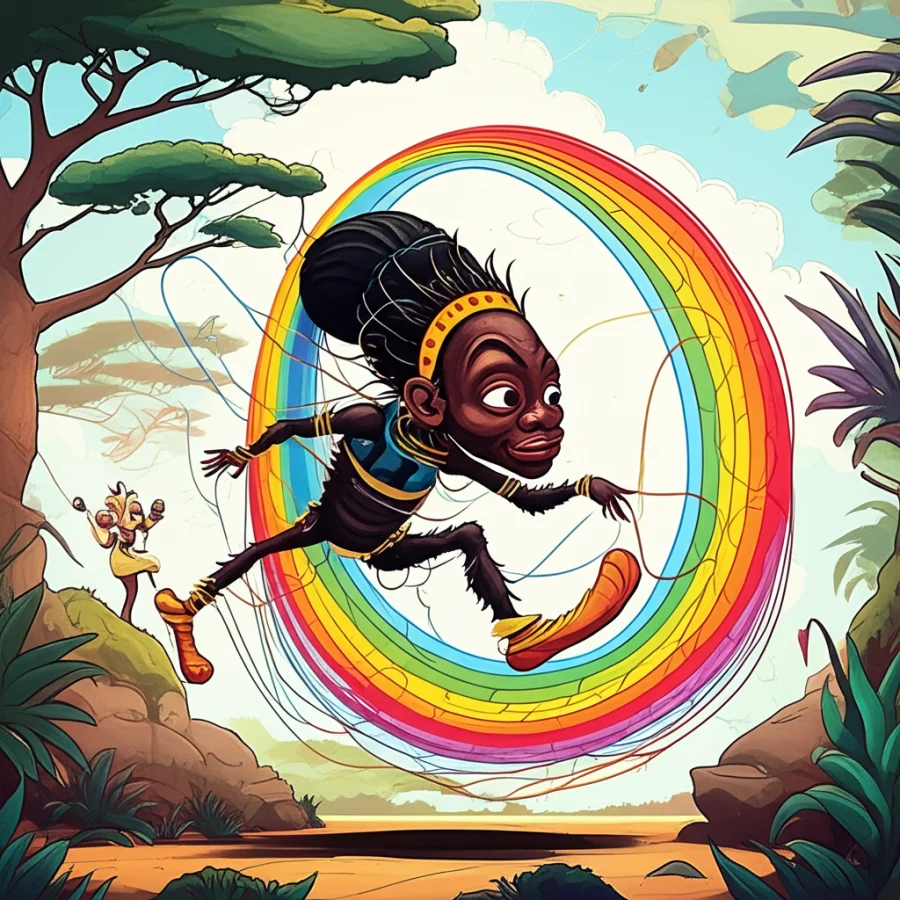 The Weaver of Wonders: Anansi and the Genesis of the Rainbow Serpent