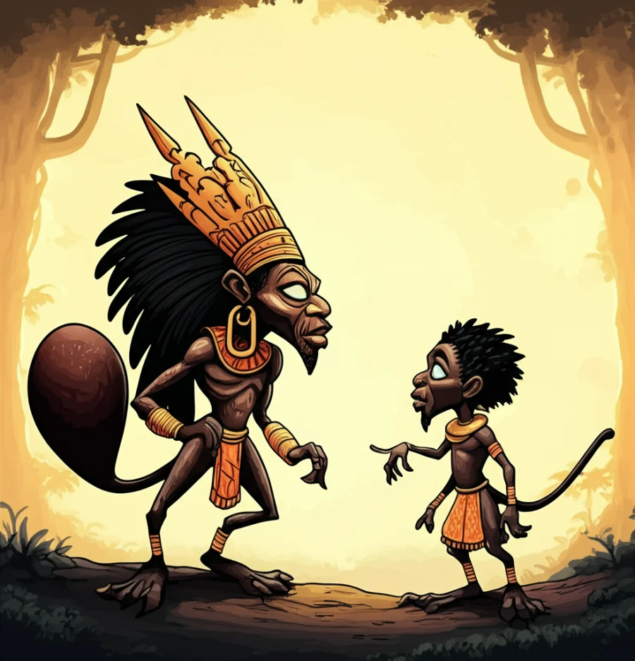 The Weaver of Wonders: Anansi and the Trial of the Rainbow Serpent