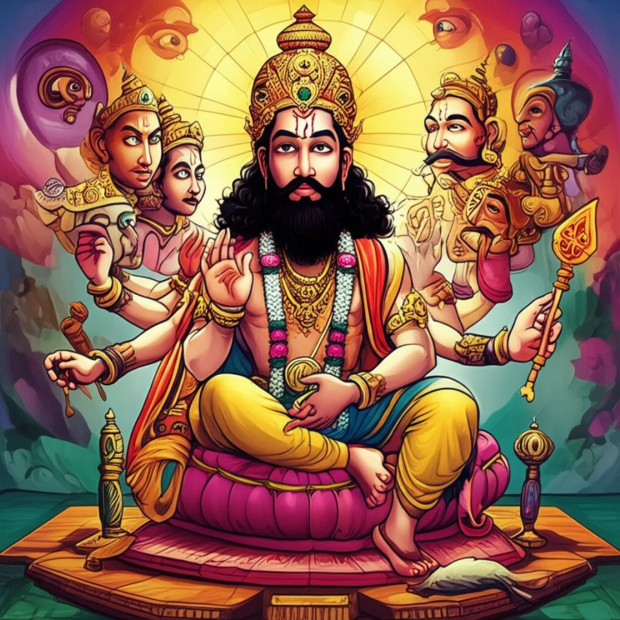 The Weaver of Worlds and the Whispers of Doubt: Brahma and the Trial of Gita Discourse