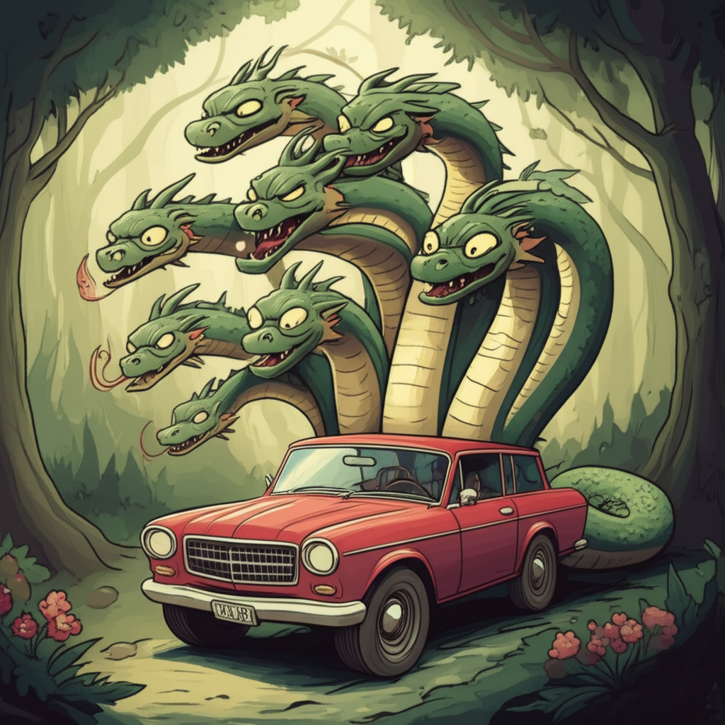 The Whispering Scales and the Sunken Grove: A Tale from Ancient Greece