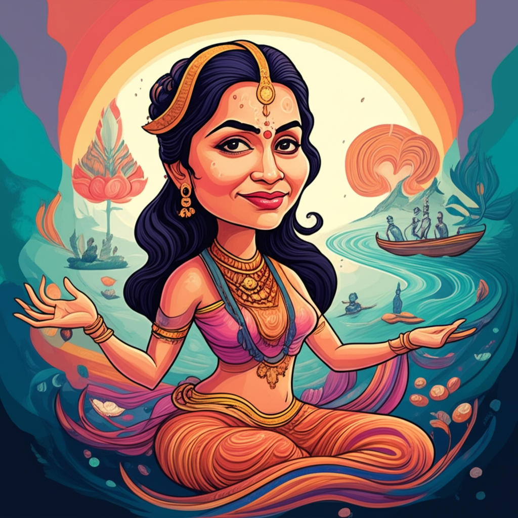 The Whispers of the Celestial Dancer: Apsara and the River of Souls