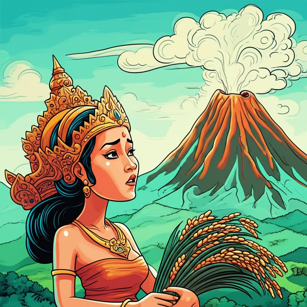 The Whispers of the Mountain: Dewi Sri and the Echoes of Tangkuban Perahu