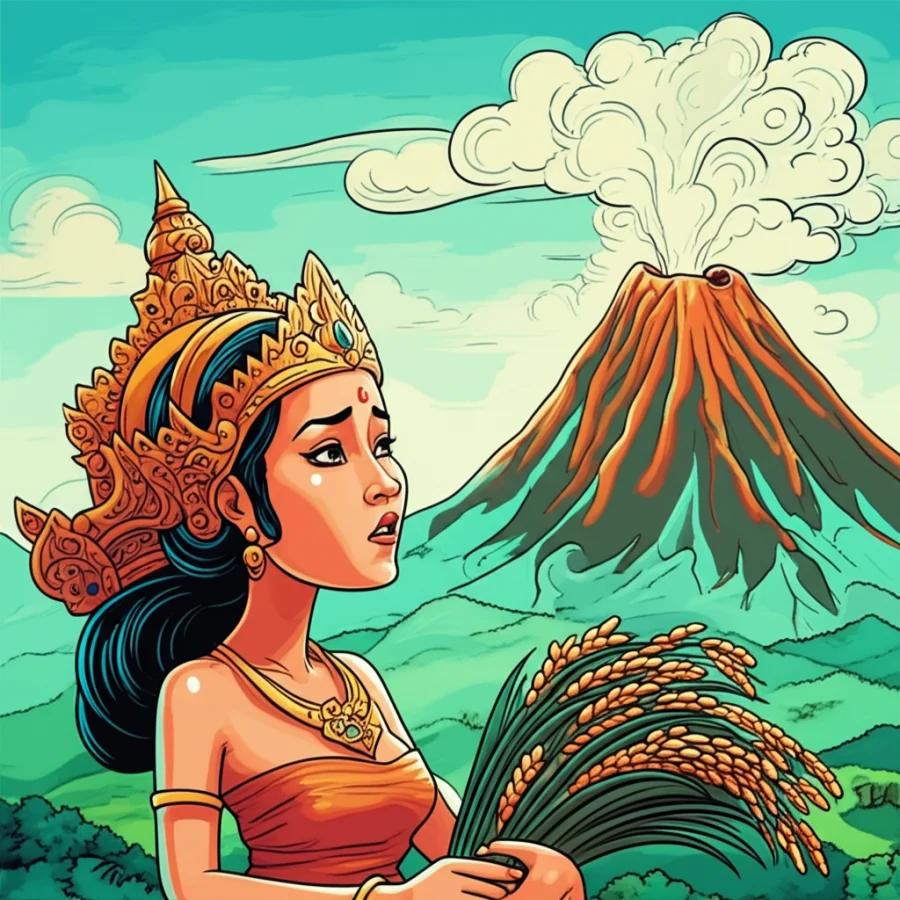 The Whispers of the Mountain: Dewi Sri and the Echoes of Tangkuban Perahu