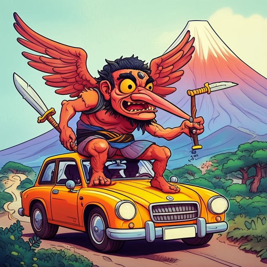 An Echo in the Peaks: Encounter with the Tengu of Mount Fuji