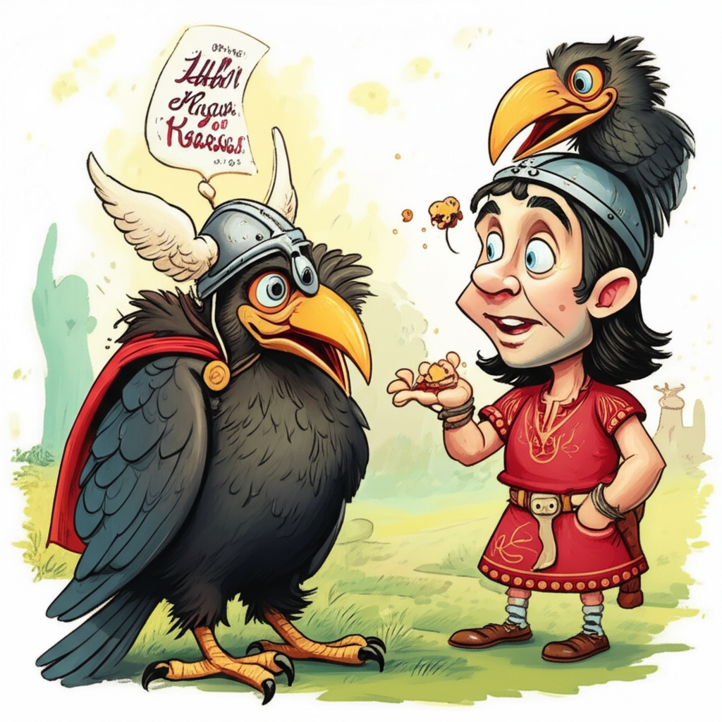 An Echo of Thought: An Encounter with the Huginn of Yggdrasil