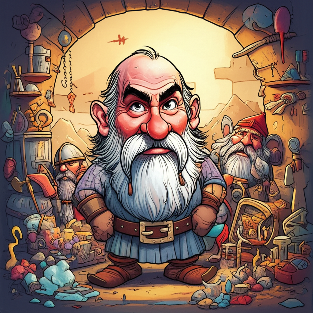 An Encounter with the Dwarves of Vanaheim: A Journey into Norse Mythology