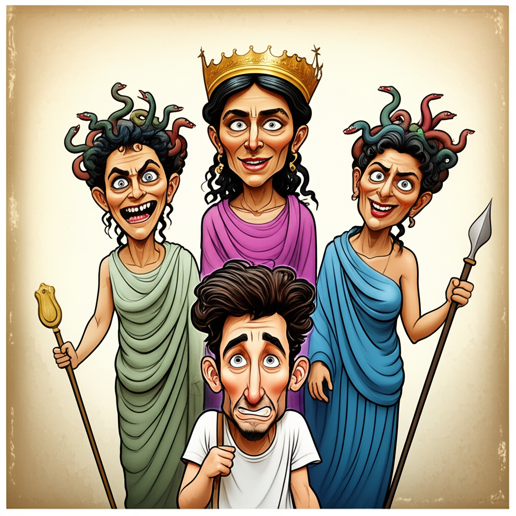 An Encounter with the Furies of Rome: A Mythological Narrative