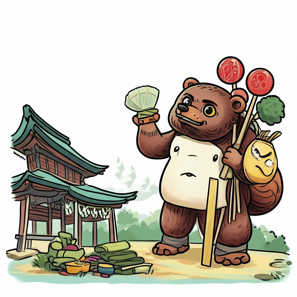 An Encounter with the Tanuki of Ise Grand Shrine