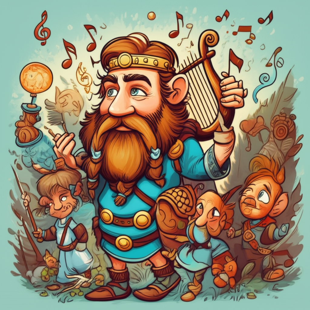 Bragi and the Journey of the Aesir-Vanir War: A Tale of Ancient Scandinavia