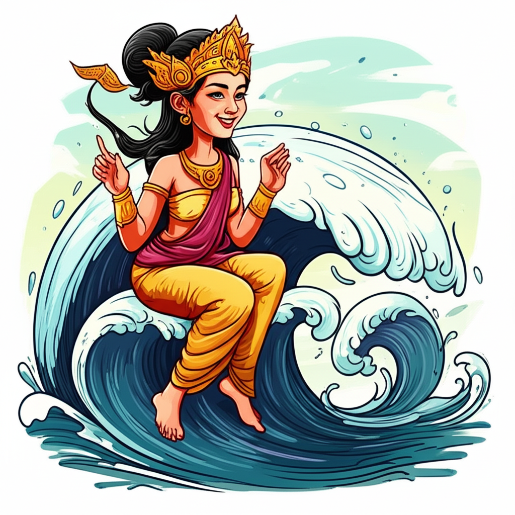 Dewi Sri and the Whispers of the Keraton Parangkusumo Wave: A Tale of Ancient Javanese Lore