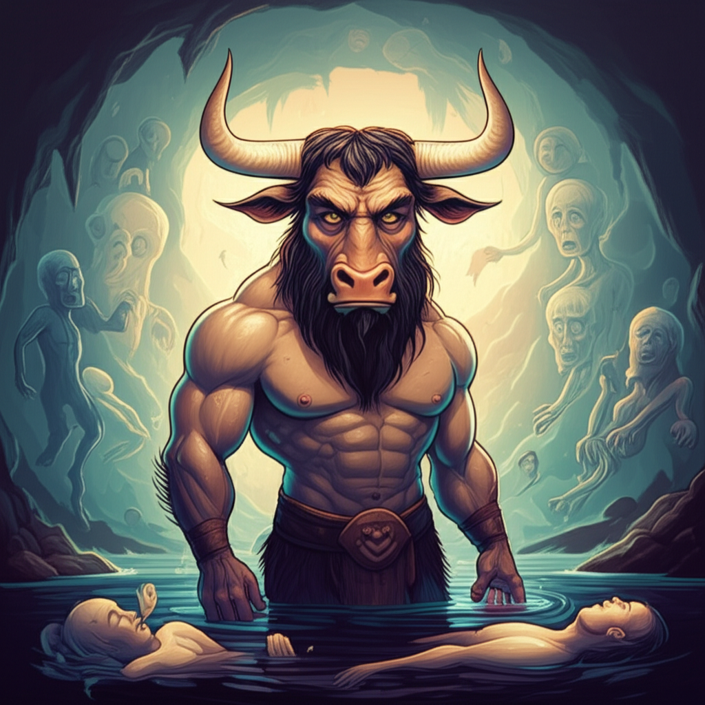 Echoes from the Labyrinth: The Minotaur and the River of Souls
