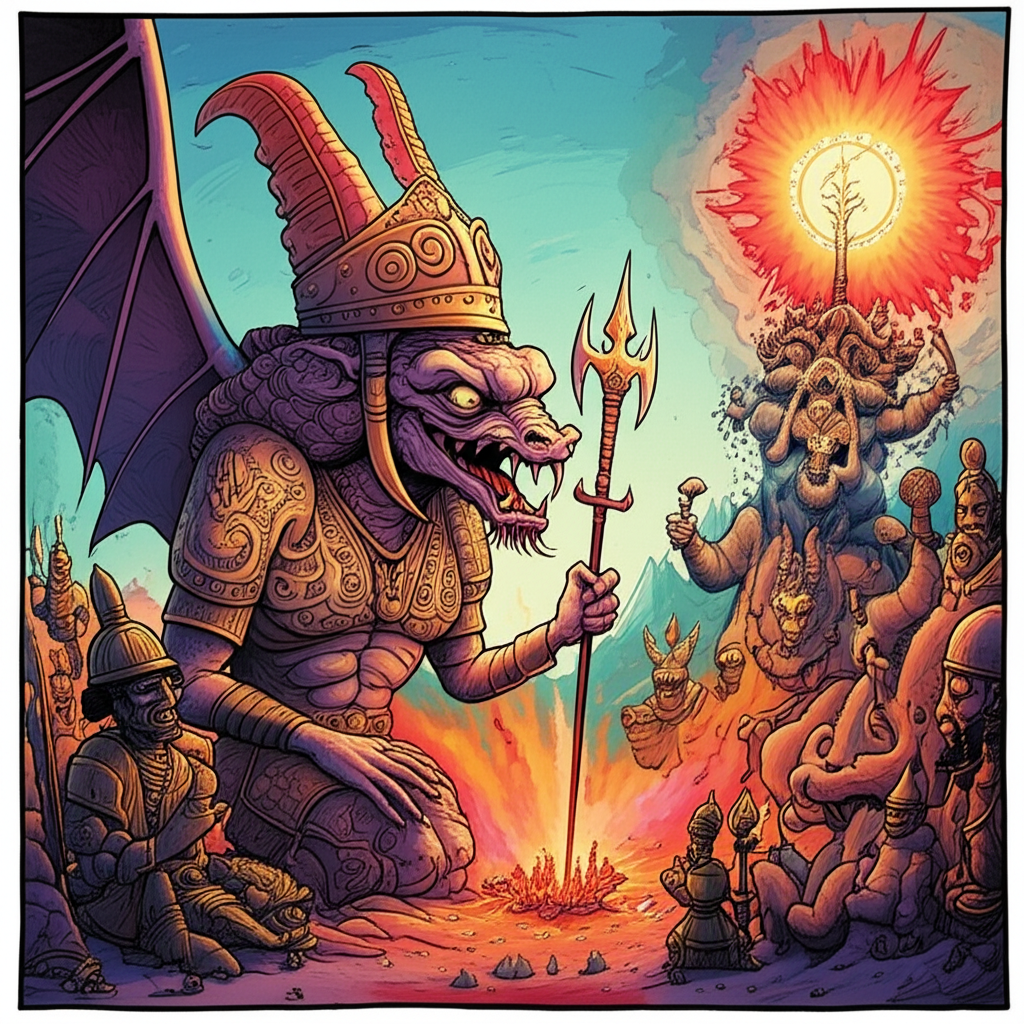 Echoes from the Primordial Dark: The Enuma Elish and the Birth of the Underworld