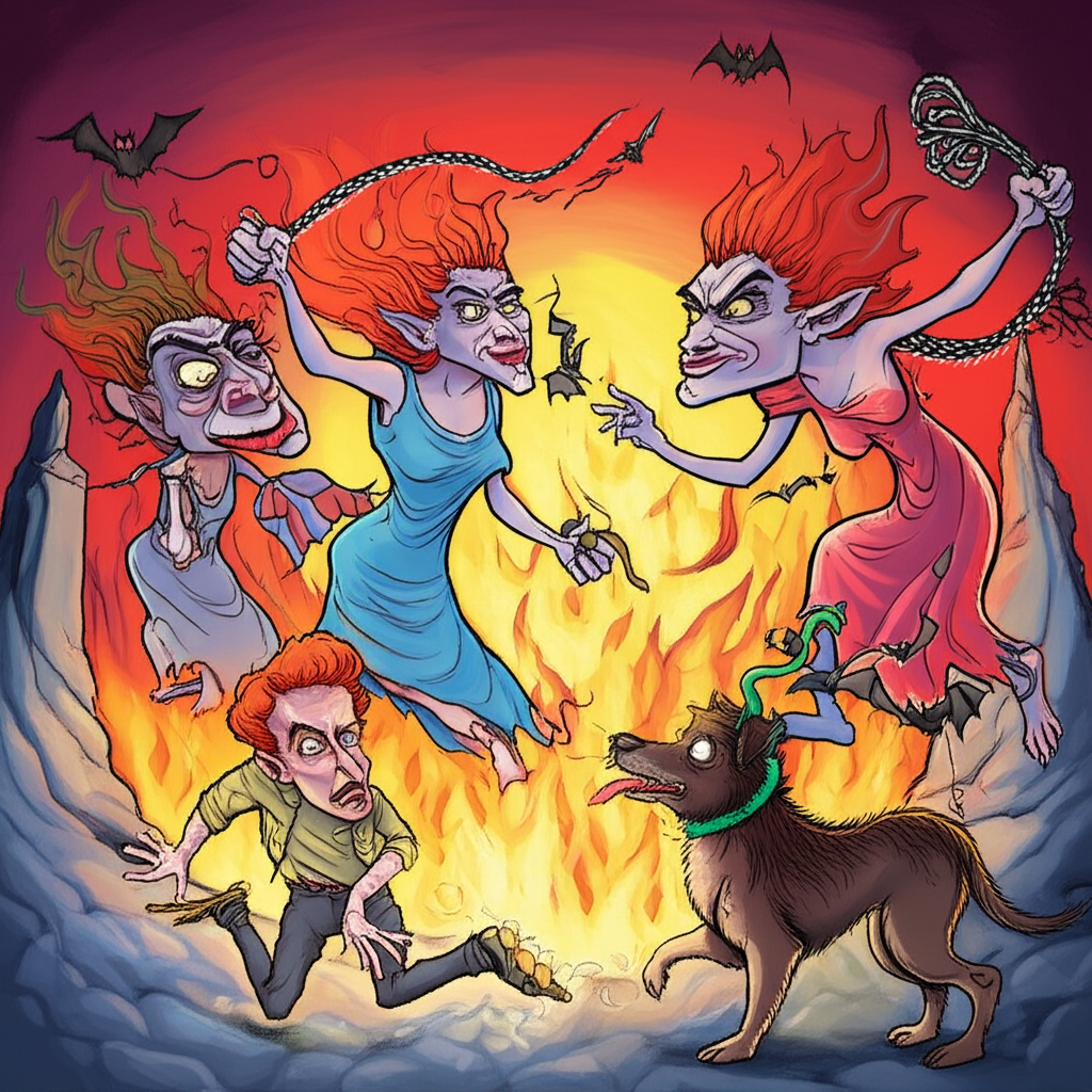 Echoes from the Underworld: An Encounter with the Furies of Avernus