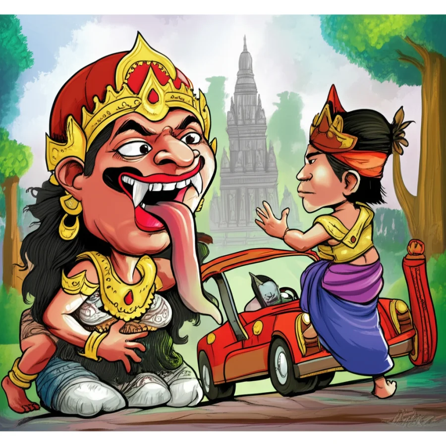 Echoes in Stone: An Encounter with the Rangda of Borobudur
