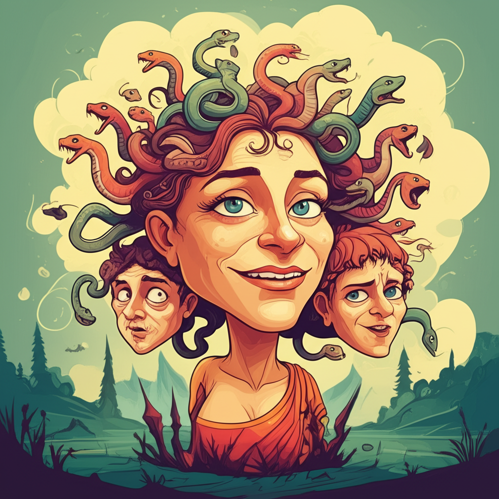 Echoes in the Arcadian Hills: Unraveling the Myth of the Gorgons